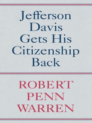 cover image of Jefferson Davis Gets His Citizenship Back